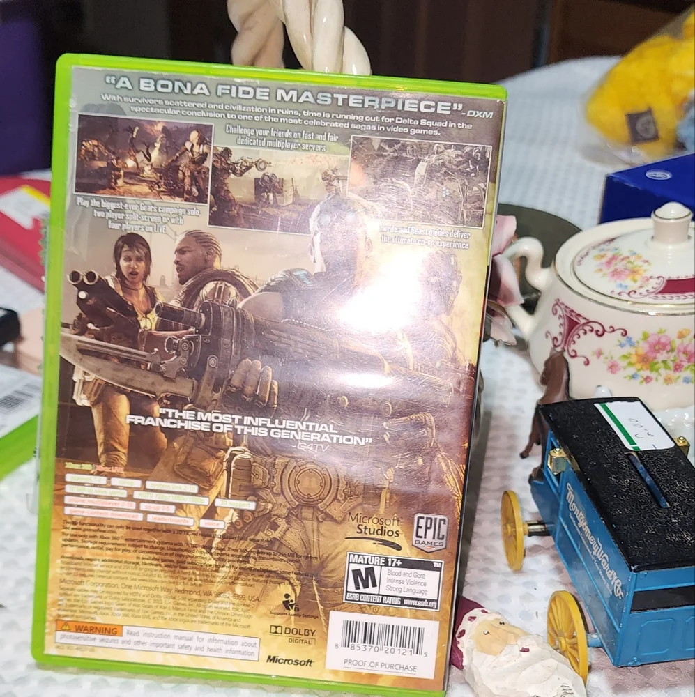 MICROSOFT EUC XBOX360 GEAR OF WAR 3 VIDEO GAME